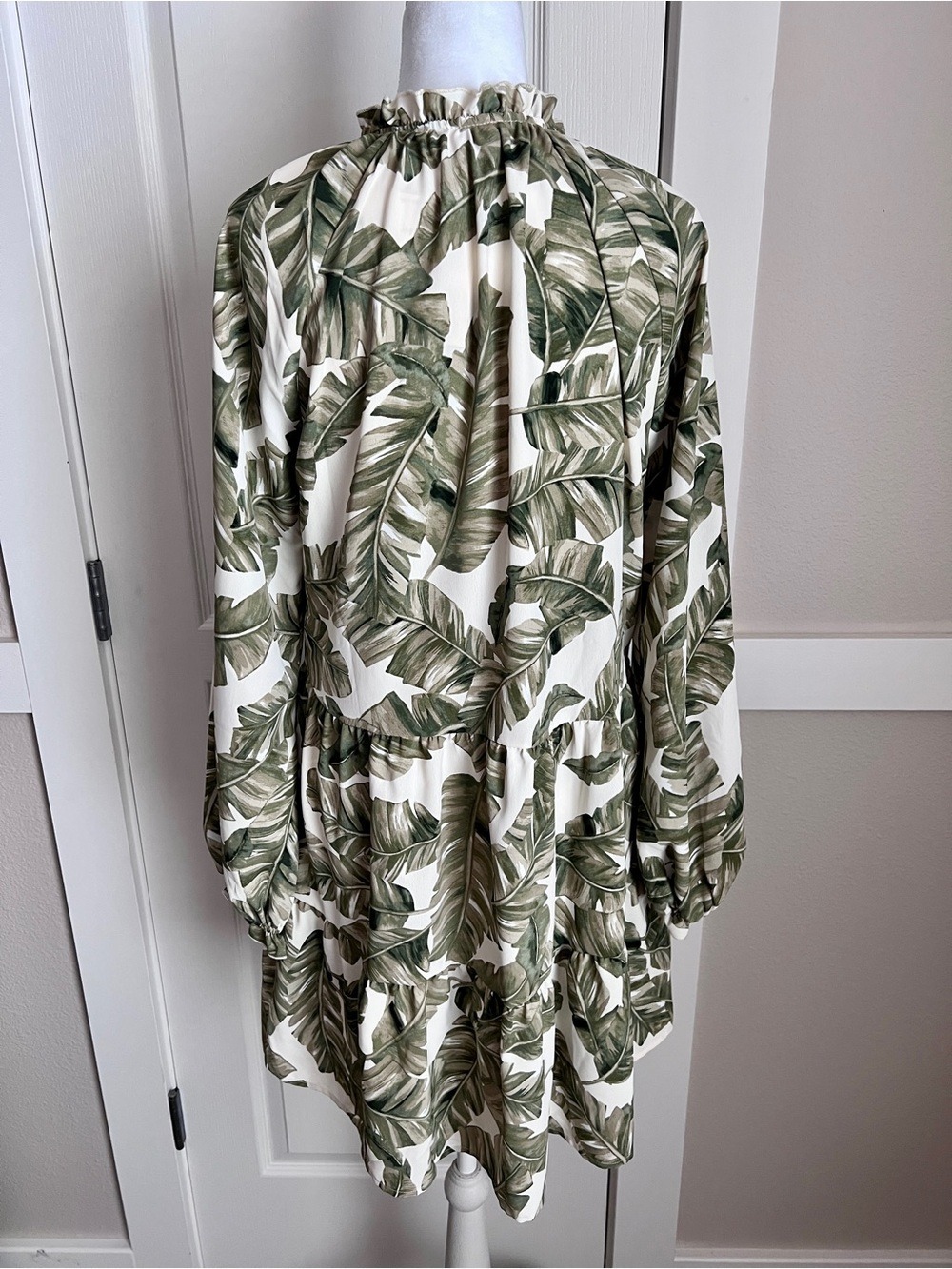 Show Me Your Mumu Marlow Palm Botanical Print Swing Mini Dress NEW - Size Small - Picture 4 of 10